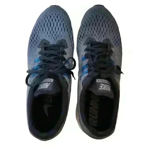 Nike Zoom Winflo 4 Men's Grey Running Sneakers Shoe Size 11.5 - Picture 4 of 9